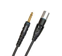 D'Addario Microphone Cable - XLR Cable - Shielded for Noise Reduction - XLR Female to 1/4 Inch Male - Custom Series - 5 Feet/1.52 Meters - 1 Pack