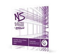 D'Addario NS Electric Long Scale Medium Tension Single G String for Viola