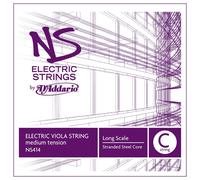 D'Addario NS Electric Long Scale Medium Tension Single C String for Viola