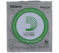 D'Addario NW020, cuerda individual con entorchado en níquel para guitarra eléctrica, .020