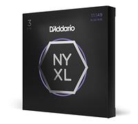 D'Addario NYXL1149-3P Cuerdas Guitarra 11-49, 3 Juegos | Las cuerdas NYXL para guitarra eléctrica ofrecen estabilidad de afinación, mayor resistencia, dinámica y brillo.