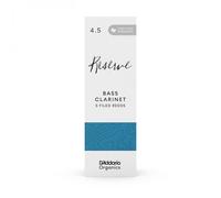 D'Addario Orgánico Reserve Bass Cañas para Clarinete - Cañas Clarinete - La Primera y única Caña Ecológica - 4.5 Fuerza, 10 Paquete