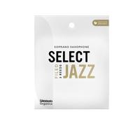 DAddario Organic Select Jazz Filed Soprano Saxophone Reeds 3S (3 Pack)