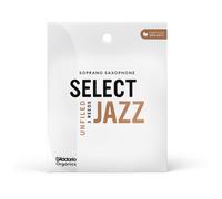 DAddario Organic Select Jazz Unfiled Soprano Saxophone Reeds 3S (3 Pack)
