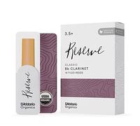 D'Addario Cañas para clarinete Organic Reserve LAR Bb 3.5+ Paquete de 10 Ecológicas
