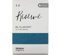 D'Addario Orgánico Reserve Bb Cañas para Clarinete - Cañas Clarinete - La Primera y única Caña Ecológica - 3.0 Fuerza, 10 Paquete