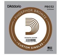 DAddario PB032 Single Phosphor Bronze Wound .032 String