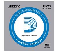 DAddario PL013 Single Plain Steel .013