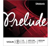 D'Addario Prelude 1/2 Scale Medium Tension Single D String for Violin