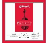 D'Addario Prelude Cello 10Blk A 1/8 Med (J10111/8M-B10)