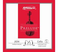D'Addario Prelude Cello 10Blk C 1/4 Med (J10141/4M-B10)