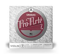 D'Addario Pro-Arte 1/2 Scale Medium Tension Single D String for Violin