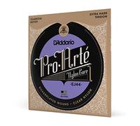 D'Addario Pro Arté Cuerdas de Nylon para Guitarra Clásica, EJ46, Tensión Dura, Juego de 6 Cuerdas, Paquete de 1, 1-Pack, Extra-Hard Tension