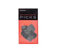 D'Addario. Púa Keith Urban Signature Ultem, negro, supergrueso, pack de 5,