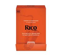D'Addario Rico by D'Addario Tenor Saxophone Reeds, Strength 3.0, 50-pack