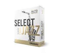 D'Addario Rico Filed Hard 3 Strength Select Jazz Reed for Alto Sax (Pack of 10)