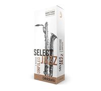 D'Addario Rico Select Jazz Reed for Baritone Sax, Unfiled,2 Hard