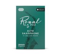 DAddario Royal La Voz Organic Alto Saxophone Reeds Medium-Soft (10 Pack)