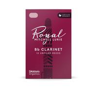 DAddario Royal Mitchell Lurie Organic Bb Clarinet Reeds 1.5 (10 Pack)