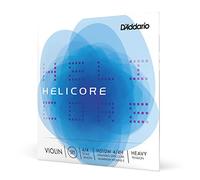 D'Addario Helicore Wound E 4/4 Scale Heavy Tension Violin String Set with