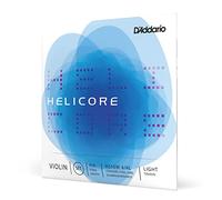 D'Addario Helicore Wound E 4/4 Scale Light Tension Violin String Set with