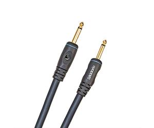 D'Addario Speaker Cable - Shielded for Noise Reduction - Gold Plated - 1/4 Inch Male to 1/4 Inch Male - 10 Feet/3.05 Meters - Straight Ends - 1 Pack
