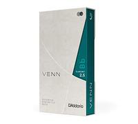 D'Addario VENN G2 Synthetic Clarinet Reeds - Caña Clarinete Sib con Construcción Sintética Avanzada de Fibras de Polímero, Resina y Caña Natural - Resistencia 2.5