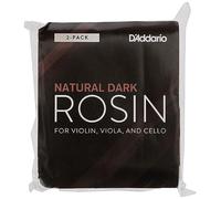D'Addario Violin Rosin - Cello Rosin - Natural Rosin Violin, Dark, Two Pack