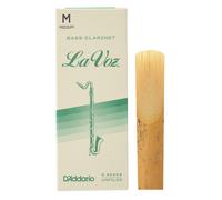 La Voz Bass Clarinet Reeds, Strength Medium, 5 Pack