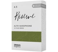 D'Addario Orgánico Reserve Alto Cañas para Saxofón - Cañas de Saxo - La Primera y única Caña Ecológica - 4.5 Fuerza, 10 Paquete