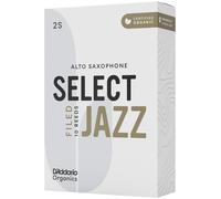 D'Addario Orgánico Select Jazz Alto Cañas para Saxofón, Cañas de Saxo, Filed, 2 Soft