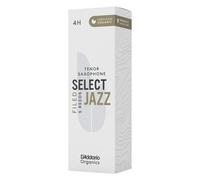 D'Addario Orgánico Select Jazz Tenor Cañas para Saxofón - Cañas de Saxo - La Primera y única Caña Ecológica, Filed, 4 Hard