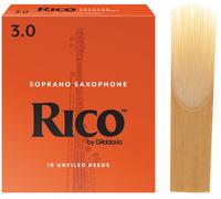 Rico 3.0 Strength Reeds for Soprano Sax (Pack of 10)