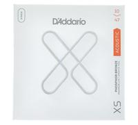 D'Addario Cuerdas para guitarra acústica, XS con revestimiento de bronce fosforado, XSAPB1047-3P, máxima vida útil con tacto suave y tono excepcional, para guitarras de 6 cuerdas, 10-47 extra ligeras,