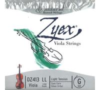 D'Addario Zyex Long Scale Light Tension Single G String for Viola