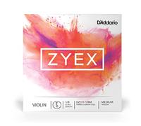 D'Addario Zyex Violin Single E String, 1/8 Scale, Medium Tension