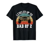 Daddy Again Leveled Up To Dad of 2 Dad Camiseta