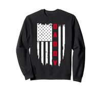 Daddy American Flag Patriotic Funny Fathers Day Sudadera