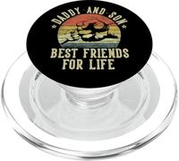 Daddy and Son Best Friends for Life Funny Daddy PopSockets PopGrip para MagSafe