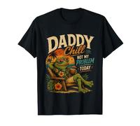 Daddy Chill Funny Viral TIK Trending Meme Distressed Camiseta