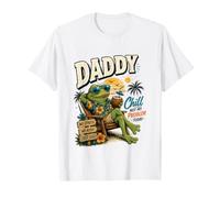 Daddy Chill Funny Viral TIK Trending Meme Distressed Camiseta