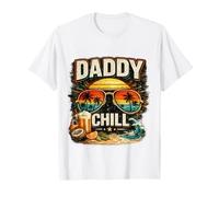 Daddy Chill Funny Viral TIK Trending Meme Distressed Camiseta