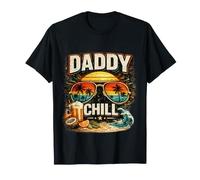 Daddy Chill Funny Viral TIK Trending Meme Distressed Camiseta