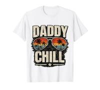 Daddy Chill Funny Viral TIK Trending Meme Distressed Camiseta