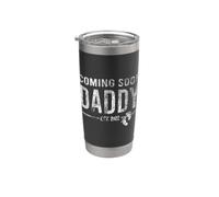 Daddy Coming Soon Daddy 2022 for the best papá Vaso térmico de acero inoxidable de doble pared