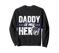 Daddy Is My Hero Kids Police Thin Blue Line Aplicación de la ley Sudadera