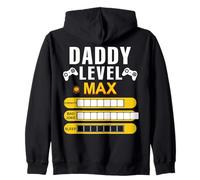 Daddy Level Max Strength Bad Brokes Sleep Gamer ART ON BACK Sudadera con Capucha