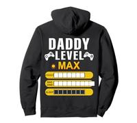 Daddy Level Max Strength Bad Brokes Sleep Gamer ART ON BACK Sudadera con Capucha
