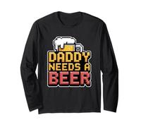 Daddy Needs A Beer Manga Larga