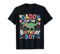 Daddy of The Birthday Boy Dad Birthday Party Dinosaur Camiseta